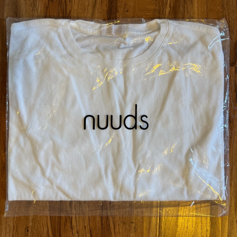 Nuuds White Everyday Long Sleeve Shirt - brand new!